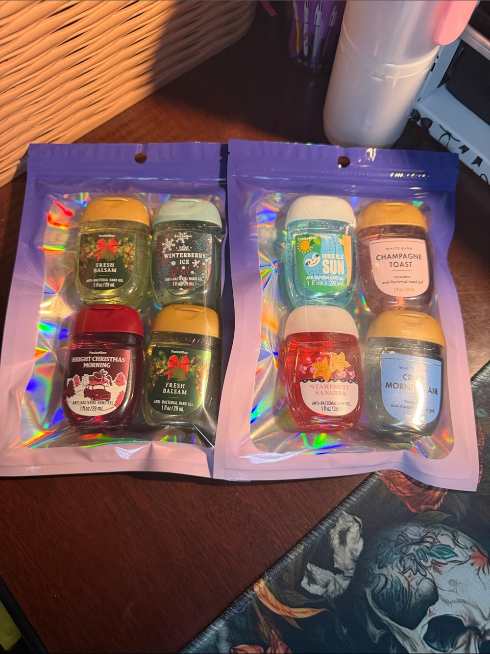 Bath & Body works set of 8 random hand sanitizers